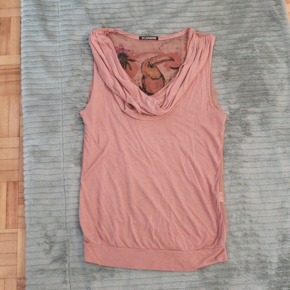 Designer 2pc skirt set silk and rayon - Picture 4 of 6